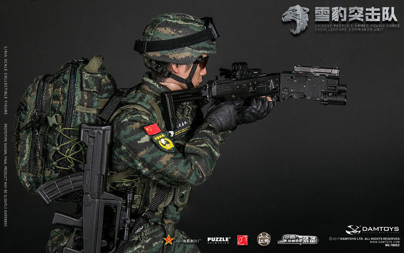 1/6 Action Figure Chinese People's Armed Police Force Snow Leopard Commando Unit Team Member　