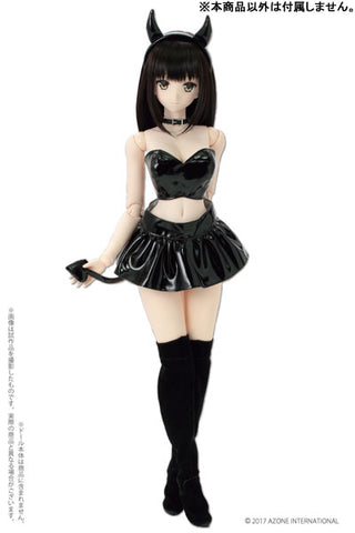 48cm/50cm Doll Wear - AZO2 Little Devil Costume Set / Enamel Black (DOLL ACCESSORY)