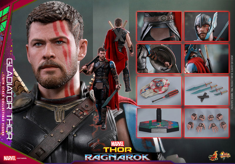 Movie Masterpiece "Thor: Ragnarok" 1/6 Scale Figure Thor (Gladiator Ver.) *Release May be Delayed/Early　