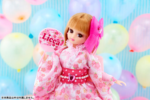 Licca-chan Dress - Omatsuri Pink (DOLL ACCESSORY)