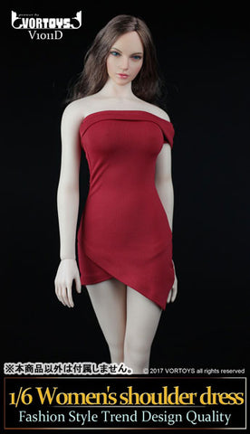 1/6 Woman Shoulder Dress D