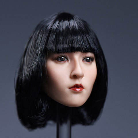 1/6 Asian Female Short Black Hair (YMT-001A)