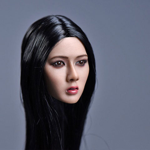 1/6 Asian Female Long Black Hair (YMT-002A)　