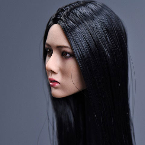 1/6 Asian Female Long Black Hair (YMT-002A)　