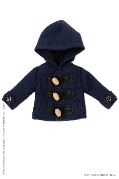 Doll Clothes - Picconeemo Costume - Duffel Coat - 1/12 - Navy (Azone)