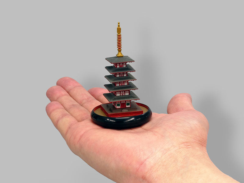 miniQ Miniature Cube 004 Gojunoto -Nara, Gangoji Temple-