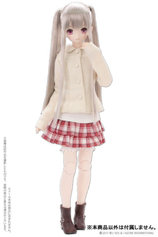 48cm/50cm Doll Wear - AZO2 Prelude Short Coat / Off White (DOLL ACCESSORY)
