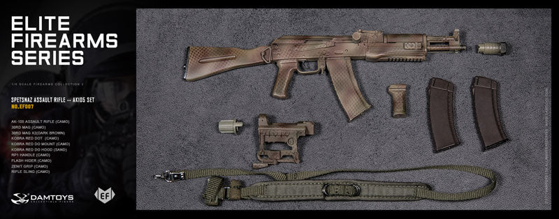 1/6 Elite Firearms Series 2 Spetsnaz Assault Rifle AK105 Set / Camouflage　