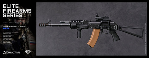 1/6 Elite Firearms Series 2 Spetsnaz Assault Rifle AK74M Set / Black