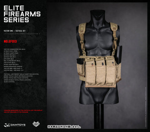 1/6 Elite Firearms Series 3 Vector SMG Tactical Set BLK/COYOTE　