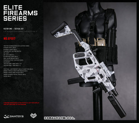 1/6 Elite Firearms Series 3 Vector SMG Tactical Set ALPINE CAMO/BLK　