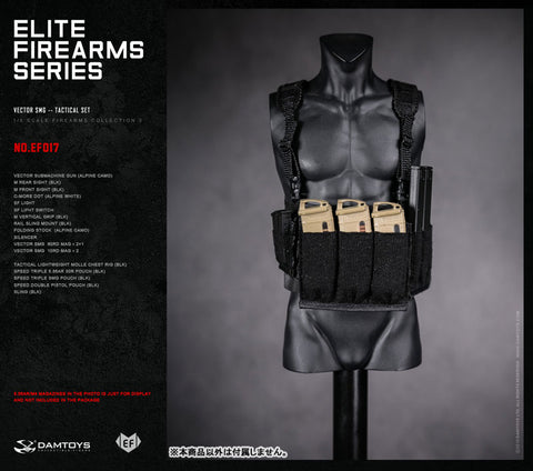1/6 Elite Firearms Series 3 Vector SMG Tactical Set ALPINE CAMO/BLK　