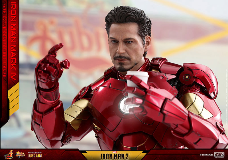Movie Masterpiece DIECAST "Iron Man 2" 1/6 Scale Figure Iron Man Mark. 4　