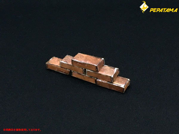 1/12 PEPATAMA Series M-001 Paper Diorama Wall Set A / Mortar Bricks