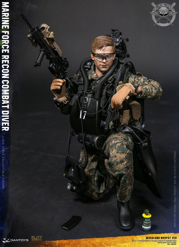 1/6 Marine Force Recon Combat Diver Woodland Marpat Ver.　