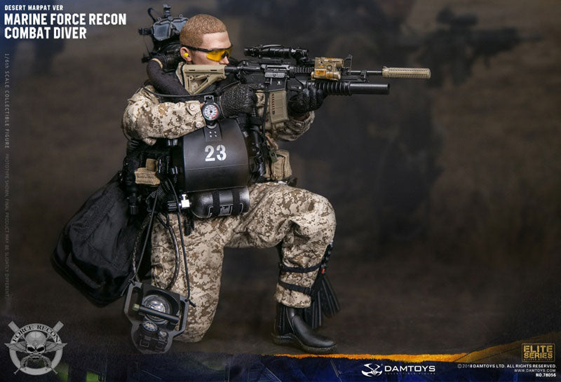 1/6 Marine Force Recon Combat Diver Desert Marpat Ver.　