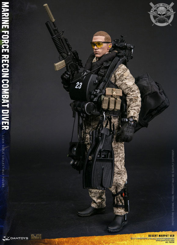 1/6 Marine Force Recon Combat Diver Desert Marpat Ver.　