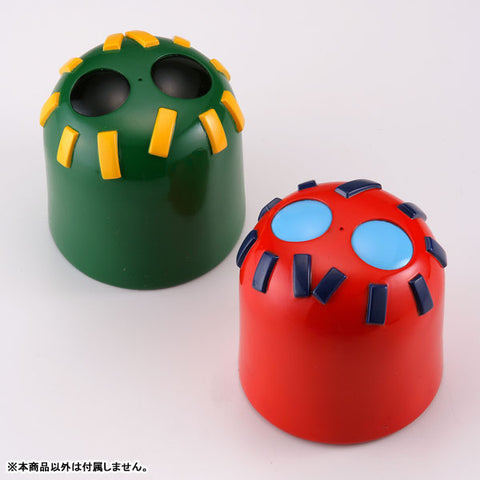 Sofubi Toy Box 019B Suwarukoto wo Kyohi suru Isu 2 Green Sofubi Figure