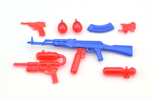 Little Armory LA040 - Water Gun B - 1/12 - Blue × Clear Red (Tomytec)