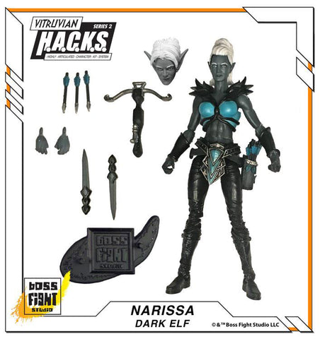 Narissa Dark Elf - Vitruvian H.A.C.K.S. Fantasy / Series 2 (Wave 1.5)