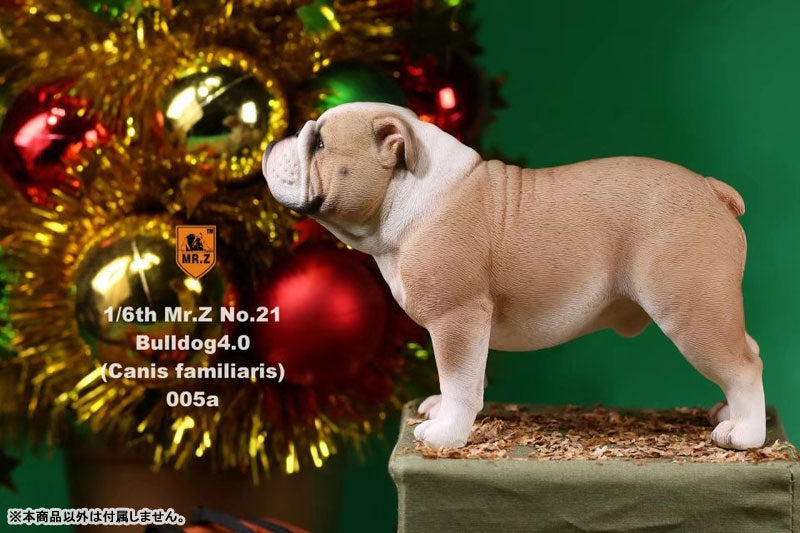 1/6 Bulldog Statue 4.0 2Figure Set / Yellow & White Clown Face　