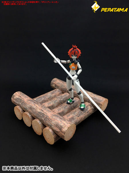 1/12 PEPATAMA Series - M-002 Paper Diorama Log Set A