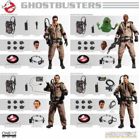 ONE:12 Collective - Ghostbusters: Ghostbusters 1/12 Action Figure DLX Box Set(Provisional Pre-order)