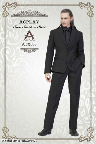 1/6 Men's Black Suit (ATX-033) (DOLL ACCESSORY)