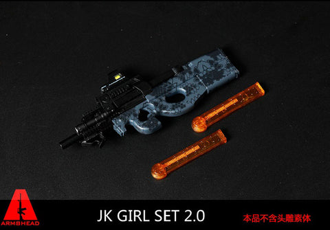 1/6 Armored High School Girl Costume Set (DOLL ACCESSORY)