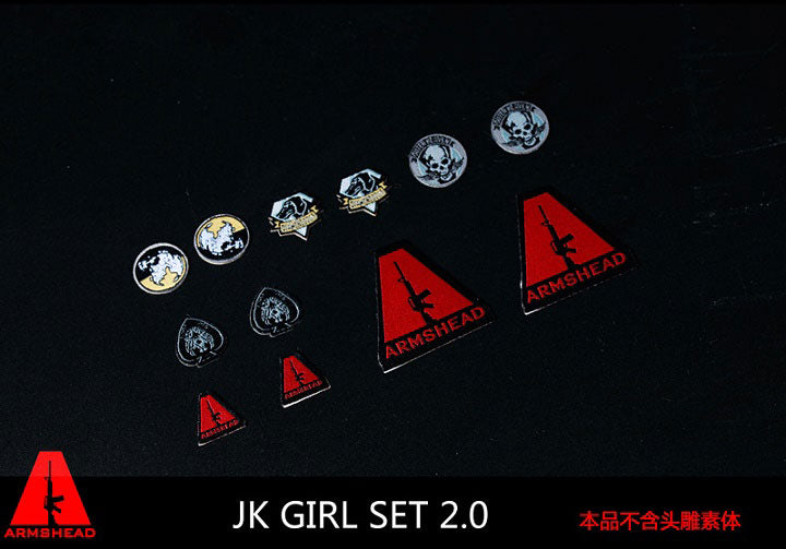 1/6 Armored High School Girl Costume Set (DOLL ACCESSORY)