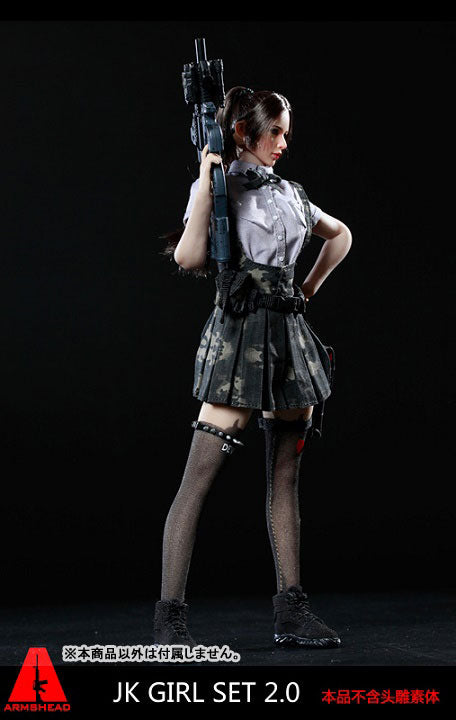 1/6 Armored High School Girl Costume Set (DOLL ACCESSORY)