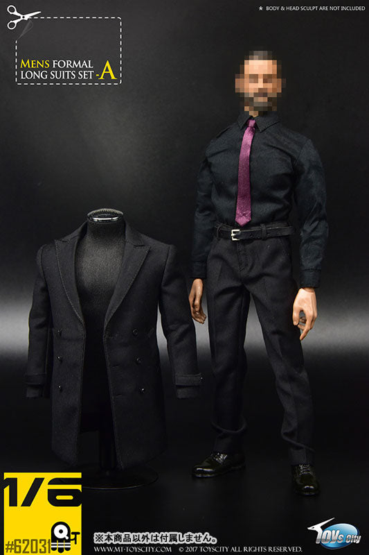 1/6 Men's Formal Long Boots Set A (DOLL ACCESSORY)　