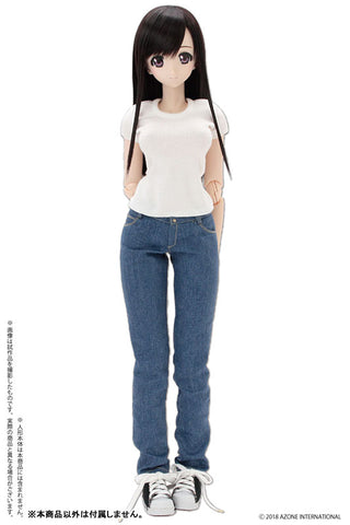 48cm/50cm Doll Wear - AZO2 Skinny Pants / Sax (DOLL ACCESSORY)