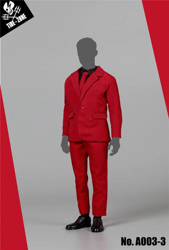 1/6 Outfit Slim Trousers Suit / Red (DOLL ACCESSORY)　