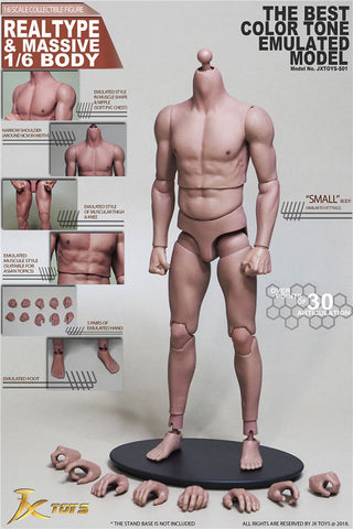 1/6 Real Type Slim Muscle Male Body (JX-S01)