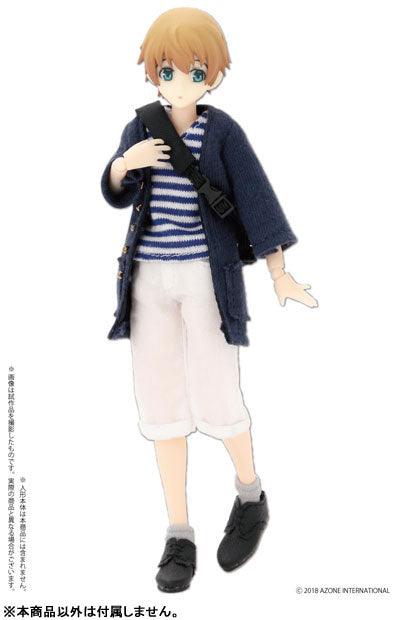 Doll Clothes - Picconeemo Costume - Short Socks - 1/12 - B Set, Gray/Black (Azone)