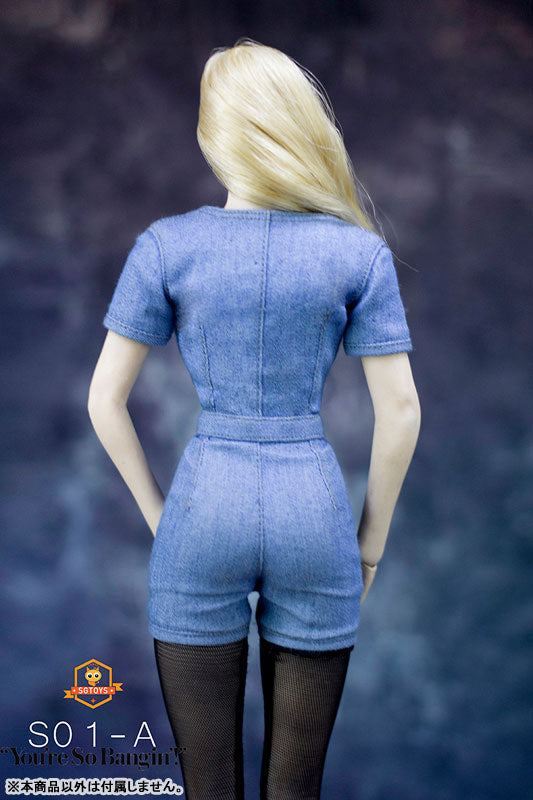 1/6 Sexy Denim Suit / Light Blue (DOLL ACCESSORY)　