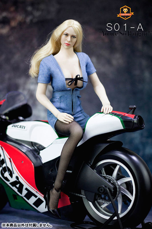 1/6 Sexy Denim Suit / Light Blue (DOLL ACCESSORY)　