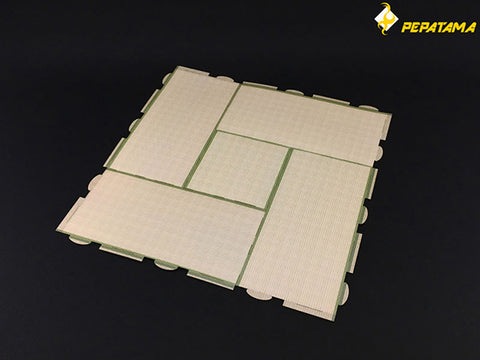 1/12 PEPATAMA Series - F-012 Paper Diorama Joint Mat Tatami A: Old