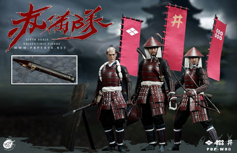 1/6 Akazonae - Yari, Yumi, Teppou Ashigaru Set　