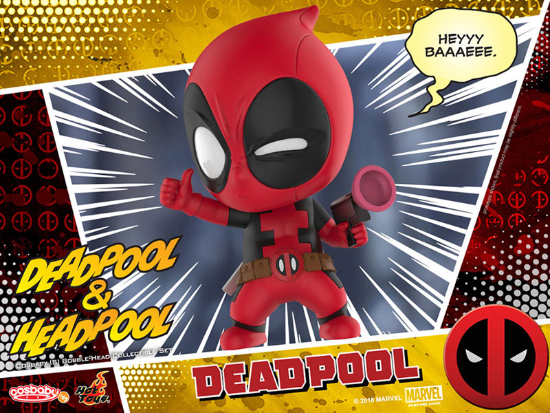 CosBaby "Marvel Comics" [Size S] Deadpool & Headpool (2 Figure Set)