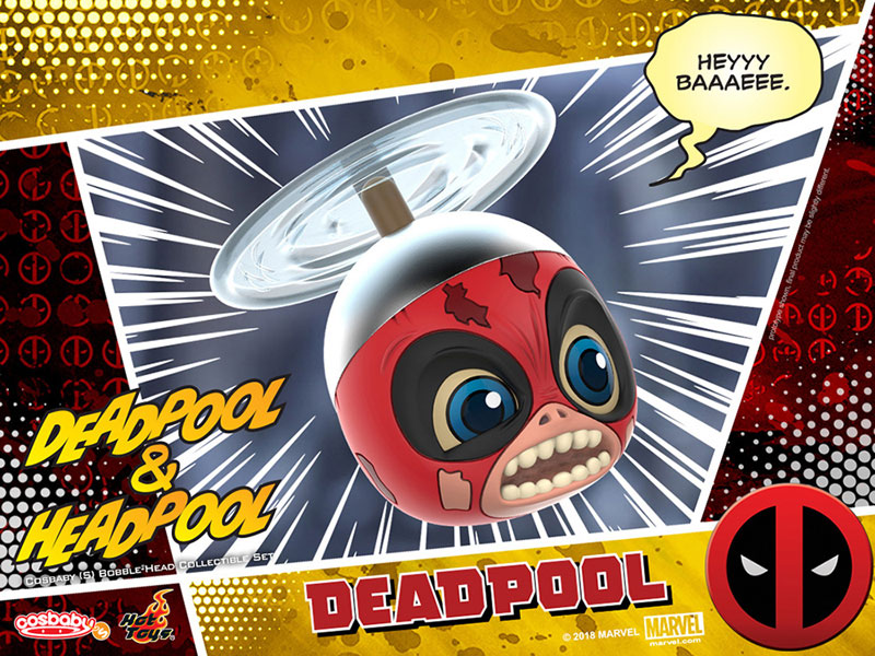 CosBaby "Marvel Comics" [Size S] Deadpool & Headpool (2 Figure Set)