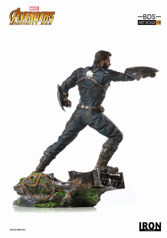 Avengers: Infinity War - Captain America 1/10 Battle Diorama Series Art Scale Statue(Provisional Pre-order)