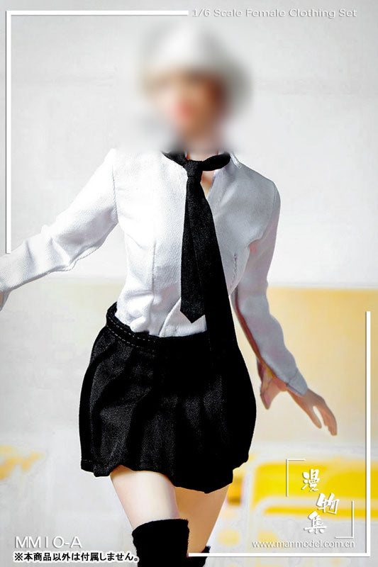 1/6 High School Girl Uniform Set / Black (DOLL ACCESSORY)　