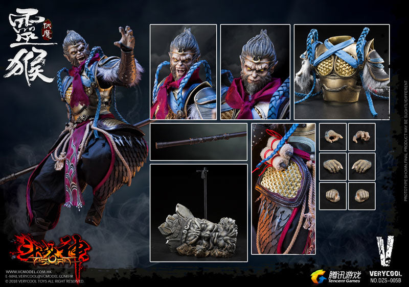1/6 Action Figure Asura Monkey King With Extra Head & Kongo