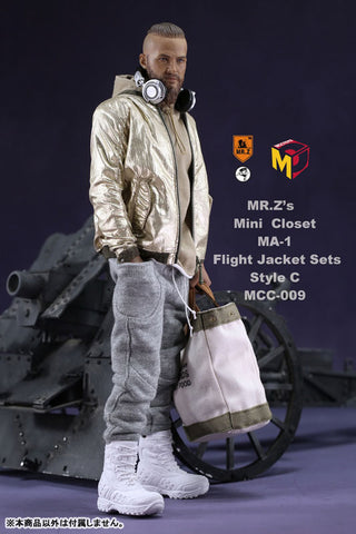 1/6 Mens MA-1 Flight Jacket Set Style C (DOLL ACCESSORY)