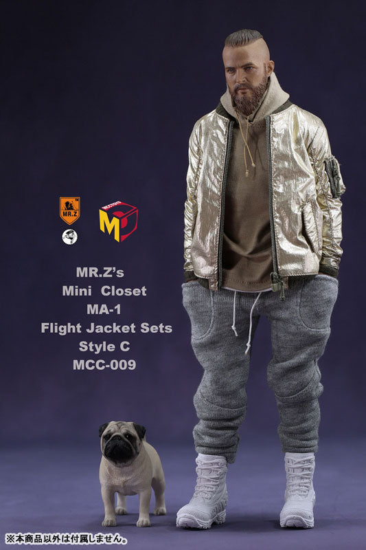 1/6 Mens MA-1 Flight Jacket Set Style C (DOLL ACCESSORY)