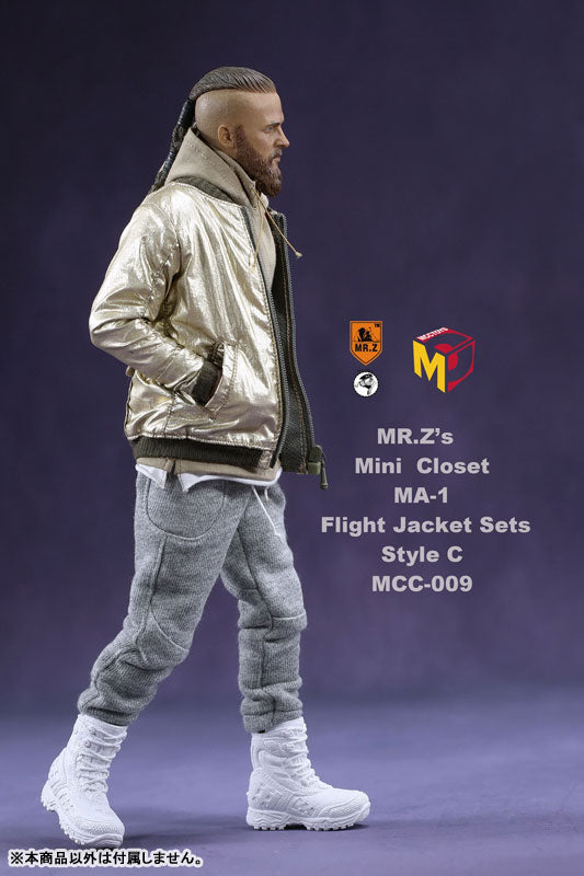 1/6 Mens MA-1 Flight Jacket Set Style C (DOLL ACCESSORY)