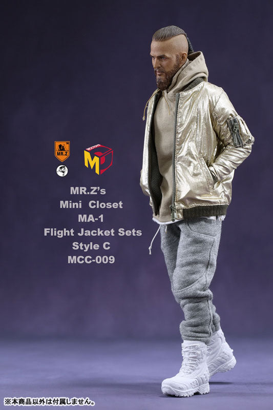 1/6 Mens MA-1 Flight Jacket Set Style C (DOLL ACCESSORY)