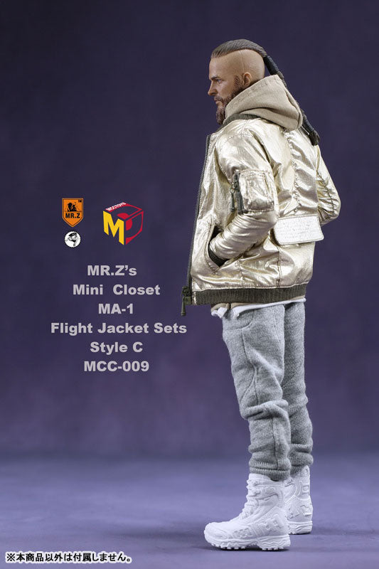 1/6 Mens MA-1 Flight Jacket Set Style C (DOLL ACCESSORY)